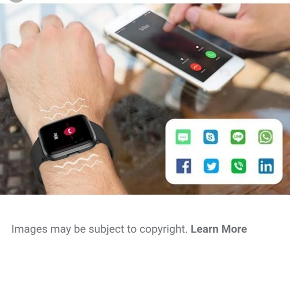 Yamay - Black Smart Fitness Watch with charger - Picture 2 of 13